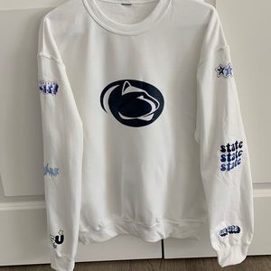 Penn state multi decal sweatshirt